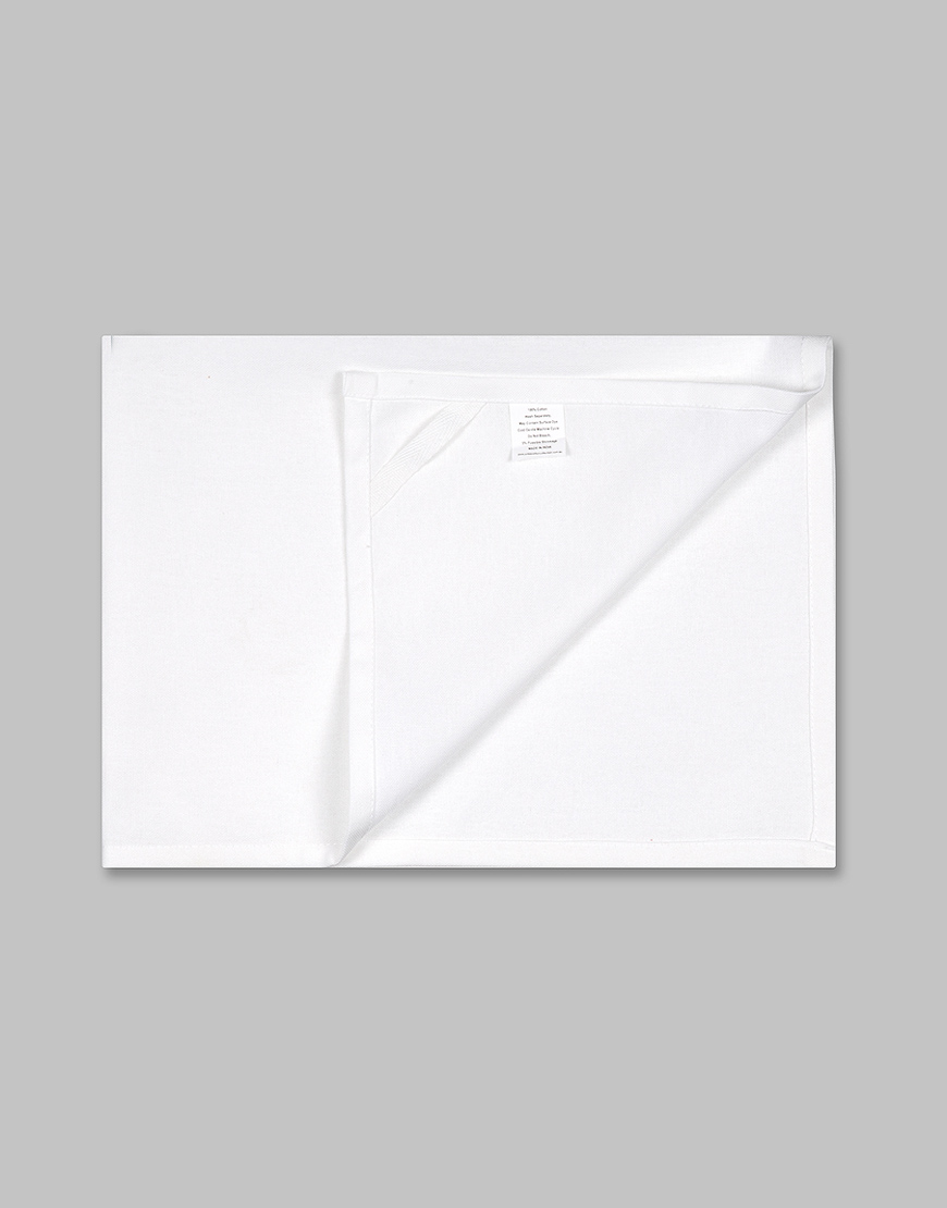 Tea Towel - White Cotton 45x70cm